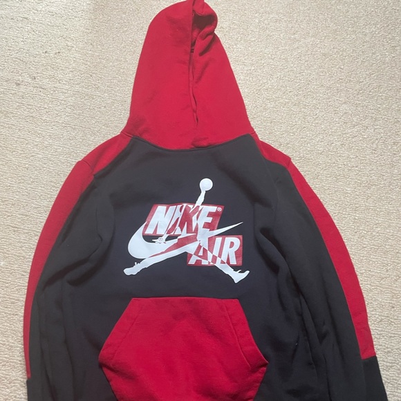Red & black nike tracksuit